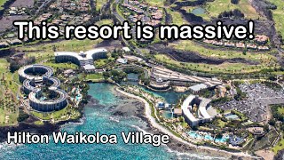 Hilton Waikoloa Village Resort Walkthrough  Kona HI [upl. by Alvinia315]