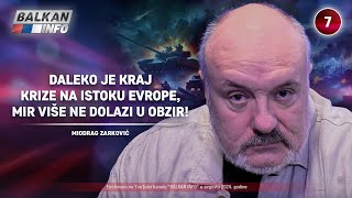 INTERVJU Miodrag Zarković  Daleko je kraj krize na istoku mir više ne dolazi u obzir 3092024 [upl. by Price]