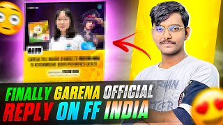 Are Iski Maaka😨Finally Garena Officially Replied On Free Fire India🤡 [upl. by Davidoff]