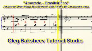 quotAmorado  Brasileirinhoquot Accordion Sheet Music Review [upl. by Griseldis417]