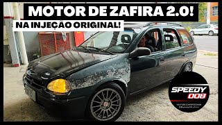 Corsa wagon com motor de zafira 20 usando a injeção original [upl. by Eiramanitsirhc341]