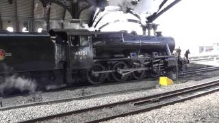 LMS 8F No 48151 On The Yorkshire Coast Express Railtour 1Z94 At York  3rd April 2013 [upl. by Congdon]