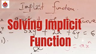 Solving Implicit Function [upl. by Ecinnej]