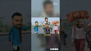 Virat and Dhoni and Jadeja and Handik [upl. by Bette-Ann206]