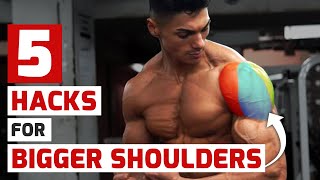 5 Gym Hacks for Bigger Shoulders [upl. by Branch]