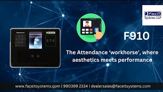 F910 Face Recognition Attendance System  Faceitsystems [upl. by Acassej]