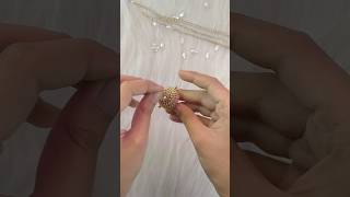 Diy Eid Special jhumka🌙🌟  Diy jhumka at home shorts diy craft eid viral handmade trending [upl. by Yknip580]