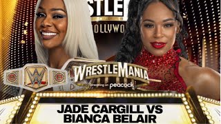 Jade Cargill vs Bianca Belair  RAW World Championship  Wrestlemania  WWE 2k24 [upl. by Vitek]