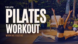 Timelapse Pilates Workout  Morning Routine for Increased Energy [upl. by Lertram]