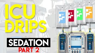 Sedation in ICU Patients Part 2  ICU Drips [upl. by Nyladgam]