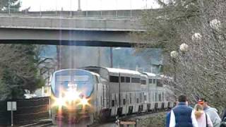 Amtraks134 Coast Starlight 21709 Salem Oregon [upl. by Esinehc202]