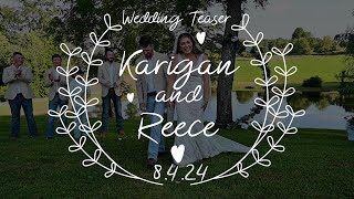 KampR Wedding Teaser Video  August 8 2024  Staurolite Barn  Mineral Bluff GA [upl. by Fessuoy]