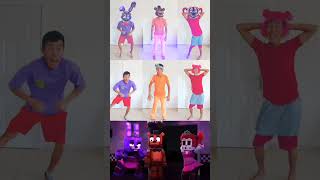 Freddy x Bonnie x Doll FNAF dancing shortvideo [upl. by Rabah429]