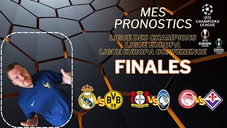 Pronostics Football Finales Ligue des Champions Ligue Europa Ligue Europa Conference MAI 2024 [upl. by Korney]