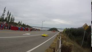 Bodrodz Fast Donnies Gravity Car World Record Flyby at 101 MPH [upl. by Astra]