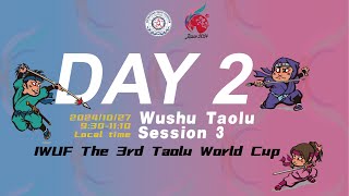 IWUF 3rd TWC Session 3  W Nanquan M Gunshu W Daoshu M Jianshu W Taijijian [upl. by Namreg562]