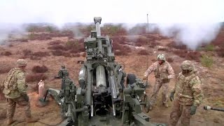 Deadly Firepower M777 Howitzer Artillery Live Fire [upl. by Warner]