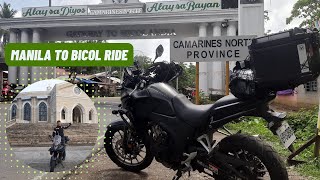 Manila to Bicol ride with Honda CB500X Kawasaki Z650 Kymco CT300 [upl. by Giesser]