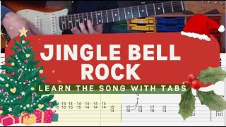 How to Play Jingle Bell Rock  Bobby Helms with Tabs  Simply Guitar Christmas Lesson [upl. by Sucam686]