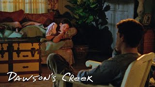 Pacey watches Joey sleep by the fire  A Weekend in the Country  Season 3 Dawsons Creek [upl. by Ystap10]