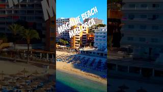 Magaluf Beach Mallorca luxurydream travel lifestyledestination dreamplaces spain beachbeauty [upl. by Anahsit]