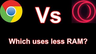 OperaGX Vs Chrome Ram Use shorts [upl. by Eetnuahs]