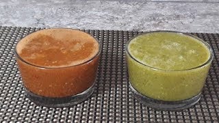 salsas verde y roja para los tacos de lengua [upl. by Dalenna346]