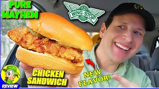 Wingstop® PURE MAYHEM CHICKEN SANDWICH Review 🛩️🍟🐔🥪 ⎮ New Flavor 😍 Peep THIS Out 🕵️‍♂️ [upl. by Dorsman]