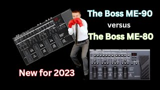 The Boss ME 90 versus The Boss ME 80 Guitar Effects [upl. by Ahsetra]