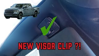 HOW TO FIX AND PERMANENTLY REPAIR YOUR BROKEN SUN VISOR ON A 2019 RAM GRAND CHEROKEE AND WAGONEER [upl. by Juley766]