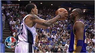 Kobe Bryant doesnt flinch when Matt Barnes fakes pass at his face  NBA Highlights [upl. by Freyah]