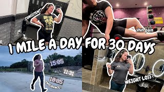 running ONE MILE A DAY for 30 DAYS 🏃🏻‍♀️ what I learned  results [upl. by Wojak]