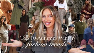 TOP 10 AUTUMN FASHION TRENDS 2024  wearable trends for fall [upl. by Aliekat]