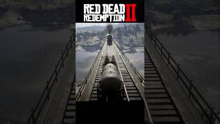 RDR2 Train vs Oil Wagon🔥… gaming shorts rdr2gameplay rdr2brutalfunnymements [upl. by Fania]