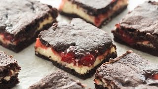 Cherry Cheesecake Brownies Recipe [upl. by Innoc169]