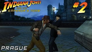 Indiana Jones and the Emperors Tomb HARD Chapter 2 Prague  Gameplay Walkthrough [upl. by Nettirb]