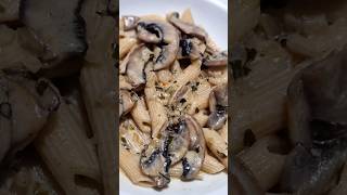 German Creamy Mushroom Sauce  ChampignonRahmsoße germanrecipe pasta mushroom mushroomsauce [upl. by Eniwtna]