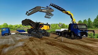 FS22  Map Bjornholm 023🌲🫐  Forestry Farming and Construction  4K [upl. by Aiym]