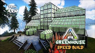 ARK Survival Evolved  Fjordur  Greenhouse Speed Build 🏡🔨  Arkitect Structures [upl. by Chaim]