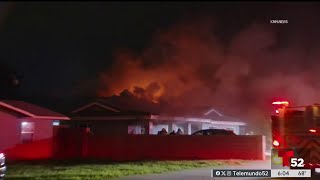 Dos muertos después de incendio residencial en Glendora [upl. by Yllier]