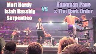 FULL MATCH Hangman Page amp The Dark Order V amp 10 vs Matt Hardy Isiah Kassidy Serpentico 1822 [upl. by Pacificas110]