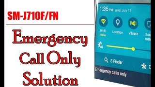 Samsung J710ffn Emergency Call only  Fixed [upl. by Belden749]