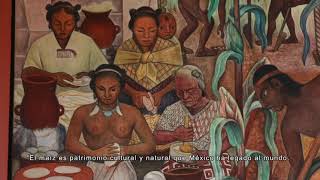 NocheDeMuseos Murales de Diego Rivera en Palacio Nacional Visita virtual en náhuatl [upl. by Olathe]