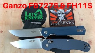 Ganzo Firebird FB727S amp FH11S small knives  Includes Disassembly [upl. by Gnouh315]