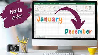 The Month Sorting Problem in Excel  Solved [upl. by Eslehc]