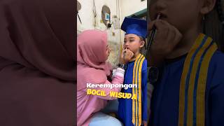 Ribetnya bocil saat wisuda dramalucu lucu [upl. by Jacky]