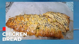 Chicken Bread Cross bread with leftover chicken iftar special Ramadan Recipe shorts [upl. by Enier856]