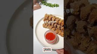 Hari Ini Bikin Sedikit Beda Ya  Sosis Twister Goreng food fyp viralvideo [upl. by Heshum]