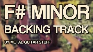 F Minor Metal Guitar Backing Track [upl. by Enived]