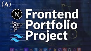 Front End Portfolio Website Tutorial – Nextjs Threejs Tailwind CSS [upl. by Macdonald470]